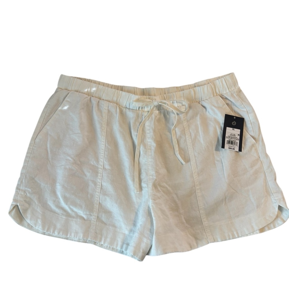 Universal Thread Linen White Shorts - Picture 2 of 15
